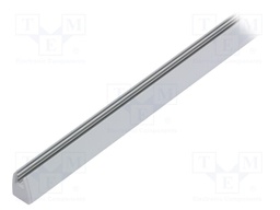 Profiles for LED modules; edge; natural; L: 1m; aluminium