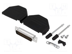D-Sub; PIN: 25; plug; male; soldering; for cable