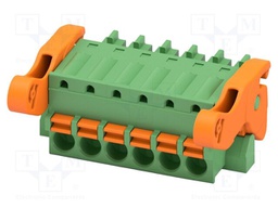 PCB connector, nominal cross section: 1.5 mm2, color: green,