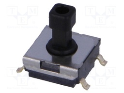 Microswitch TACT; SPST-NO; Pos: 2; 0.05A/24VDC; SMT; none; 0.98N