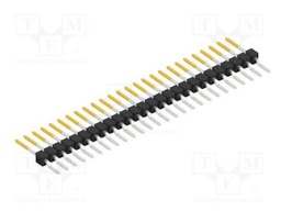 Connector: pin strips; pin header; male; PIN: 26; 2.54mm; SMT; 1x26