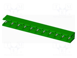 Connector: pluggable terminal block; socket; male; angled 90°