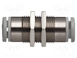 Push-in fitting; threaded,straight; outside; -1÷10bar; Mat: brass