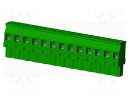 Connector: pluggable terminal block; plug; female; angled 90°