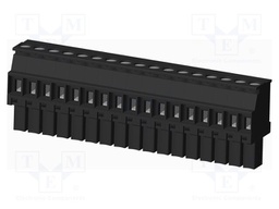 Connector: pluggable terminal block; plug; female; angled 90°
