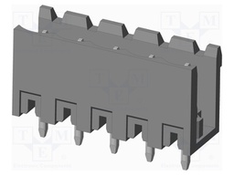 Connector: pluggable terminal block; socket; male; on PCBs