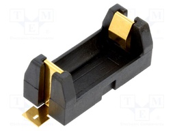 Holder; SMT; Size: 1/2AA,1/2R6; Batt.no: 1