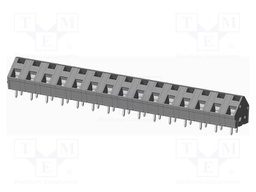 Connector: PCB terminal block; terminal; angled 45°; on PCBs