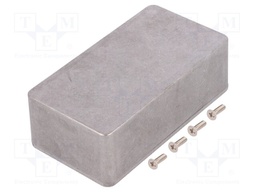 Enclosure: multipurpose; X: 60mm; Y: 112mm; Z: 37mm; 1590; aluminium
