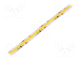 COB LED tape; white warm/cold white; LED/m: 560; 10mm; white PCB