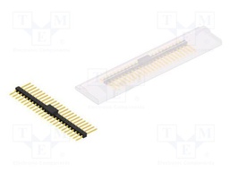 Connector: pin strips; pin header; male; PIN: 24; 2.54mm; SMT; 1x24