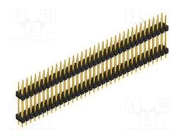 Connector: pin strips; pin header; male; PIN: 70; 2.54mm; THT; 2x35