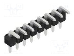 Connector: pin strips; pin header; male; PIN: 8; 2.54mm; THT; 1x8