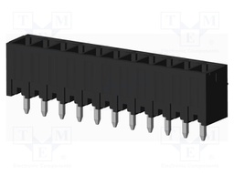 Connector: pluggable terminal block; socket; male; on PCBs