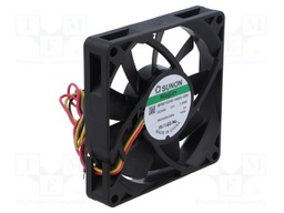 Fan: DC; axial; 24VDC; 80x80x15mm; 29.9dBA; Vapo; Out: F type