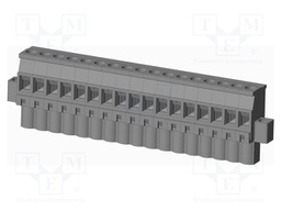 Connector: pluggable terminal block; plug; female; angled 90°
