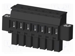 Connector: pluggable terminal block; plug; female; angled 90°