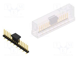 Connector: pin strips; pin header; male; PIN: 16; 2mm; SMT; 1x16