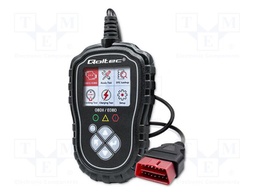 Meter: OBD diagnostic; LCD 2,4"; user's manual; OBD; 8÷25VDC