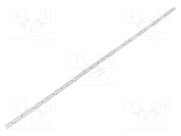 LED strip; 24V; white warm; W: 10mm; L: 500mm; CRImin: 80; 120°; D: 3mm