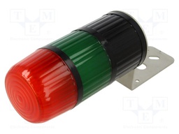 Signalling column; red/green; LED; 18÷32VDC; Sound level: 88÷99dB