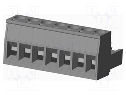 Connector: pluggable terminal block; plug; female; straight; grey