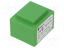 Transformer: encapsulated; 2.3VA; 230VAC; 12V; 192mA; Mounting: PCB