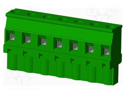 Connector: pluggable terminal block; plug; female; angled 90°