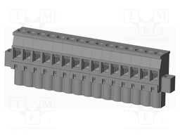 Connector: pluggable terminal block; plug; female; angled 90°