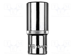 Socket; 6-angles,socket spanner; HEX 20mm; 3/8"; long