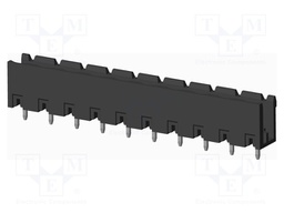 Connector: pluggable terminal block; socket; male; on PCBs