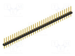 Connector: pin strips; pin header; male; PIN: 33; 2mm; THT; 1x33
