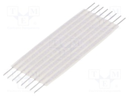 Connector: jumper cable; Cable ph: 1.27mm; L: 25.4mm; straight