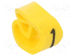 Markers for cables and wires; Label symbol: 1; 4÷10mm; PVC; PA
