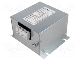 Filter: anti-interference; three-phase; 520VAC; 16A; 115x120x80mm