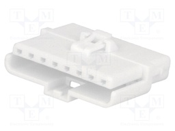 Plug; wire-wire; hermaphrodite; Ditto; 3mm; PIN: 8; w/o contacts