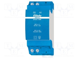 Power supply: switching; for DIN rail mounting; 230VAC; 36W; 90%