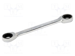 Key; box,with ratchet; 17mm,19mm; tool steel; 230mm