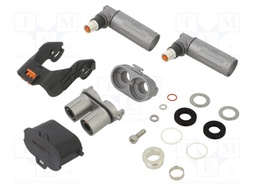 Connector: DC supply; male; angled; for cable; -40÷125°C; PowerLok