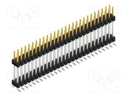 Connector: pin strips; pin header; male; PIN: 54; 2.54mm; SMT; 2x27