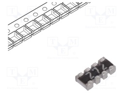 Resistor network: Y; 2.7kΩ; SMD; 0804; No.of resistors: 4; 63mW; ±5%