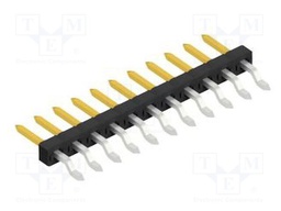 Connector: pin strips; pin header; male; PIN: 11; 2mm; SMT; 1x11