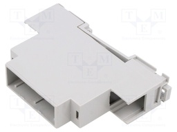 Enclosure: for DIN rail mounting; light grey; No.of mod: 1