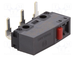 Microswitch SNAP ACTION; without lever; SPDT; 0.1A/250VAC; Pos: 2