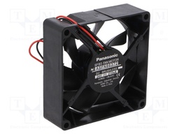 Fan: DC; axial; 24VDC; 80x80x25mm; 72m3/h; 35dBA; ball bearing