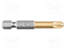 Screwdriver bit; Pozidriv®; PZ3; 1/4"; Overall len: 50mm