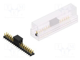 Connector: pin strips; pin header; male; PIN: 34; 2.54mm; SMT; 2x17