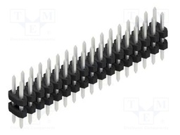 Connector: pin strips; pin header; male; PIN: 34; 2mm; THT; 2x17