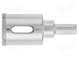 Hole saw; 18mm; Drill Bit: diamond; Holder: hexagonal