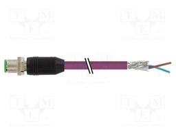 Male; -25÷85°C; IP67; 4A; 5m; Series: 7000; PIN: 2; plug; Thread: M12